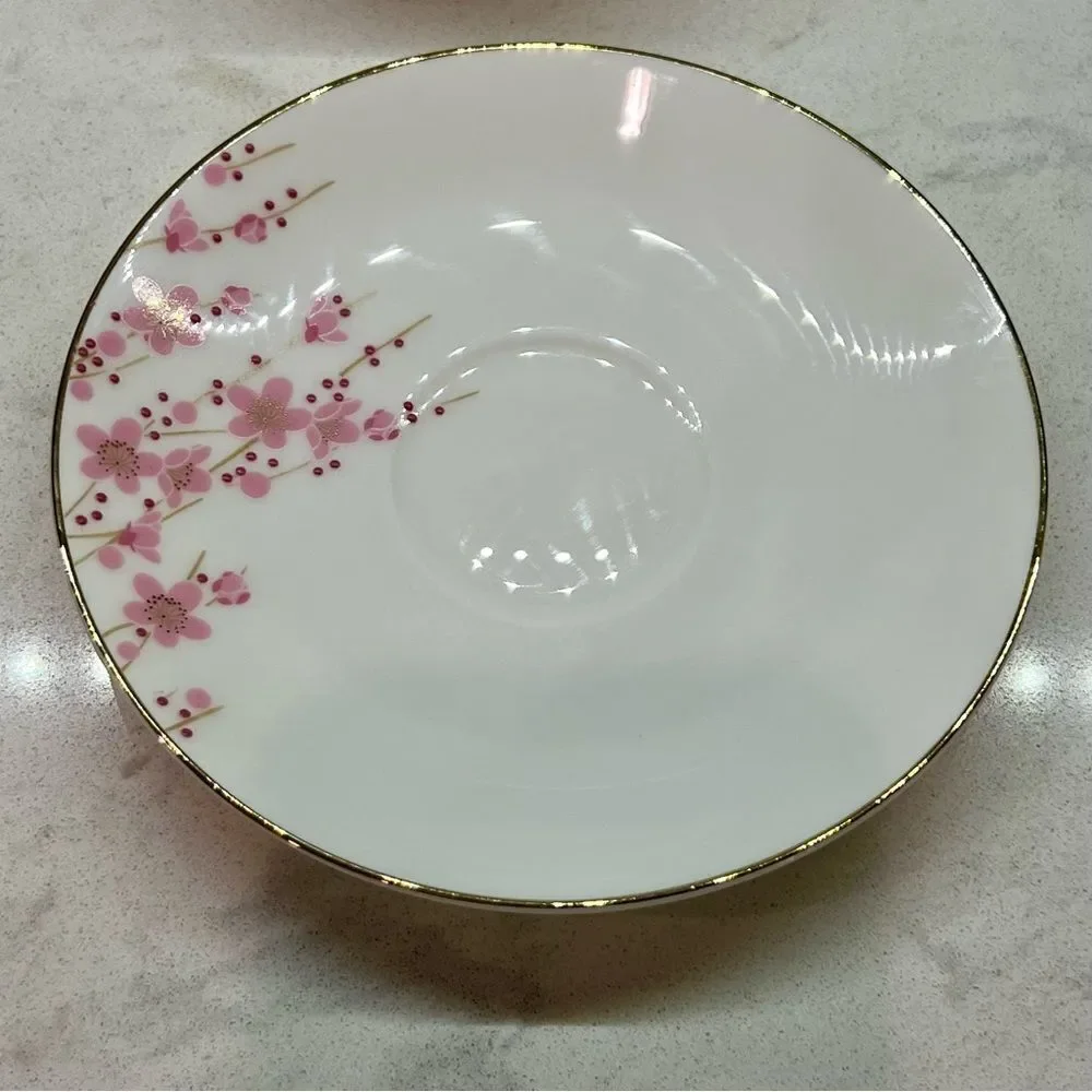 Teavana Sakura Cherry Blossom Holly Bone China 24 KT Filigree Tea Kettle 43 oz - Picture 16 of 16